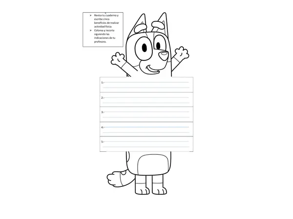 Organizador gráfico de Beneficios de la actividad física