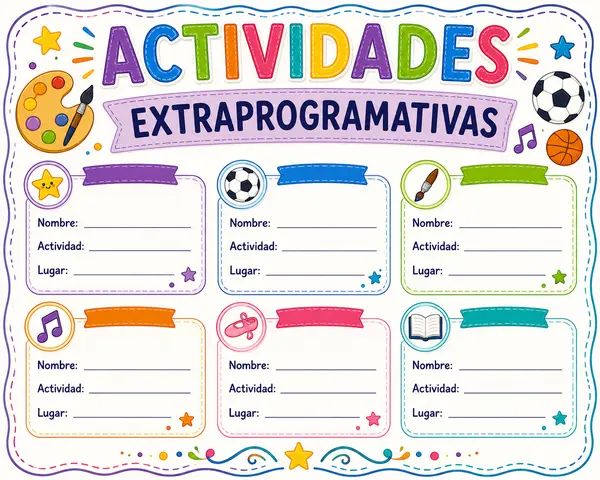 Actividades Extraprogramativas de Alumnos | Organizador Escolar |Después de Clases 