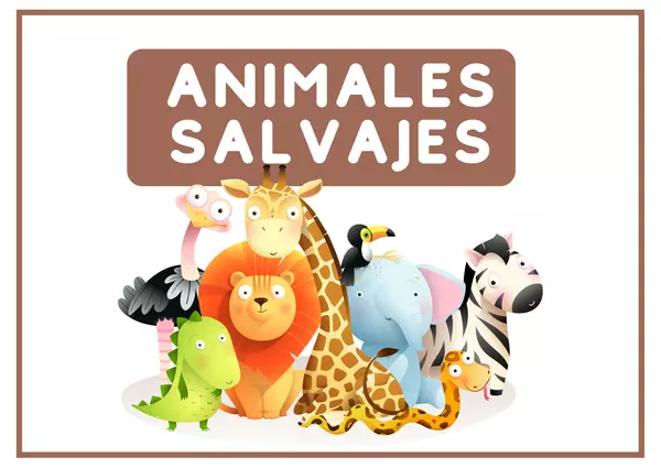 Proyecto animales salvajes aula específica ed especial infantil
