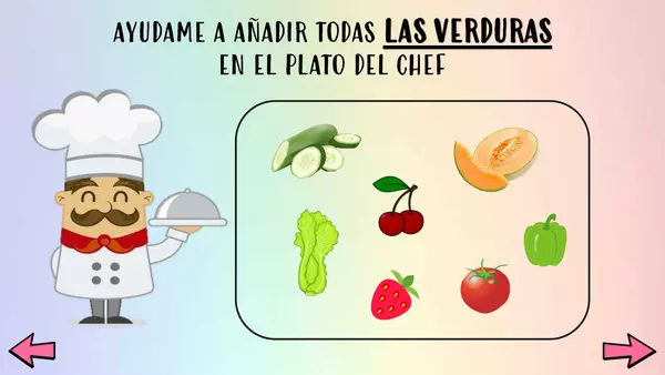 Clasificación frutas y verduras