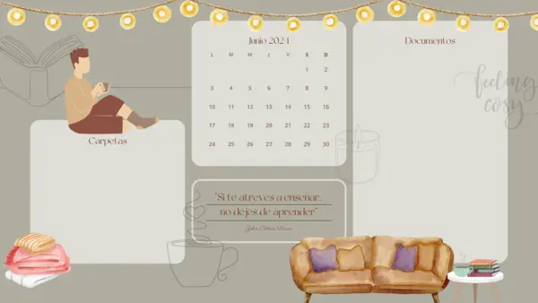 Calendario Junio - ¡Frio acogedor! CozyBoy <3