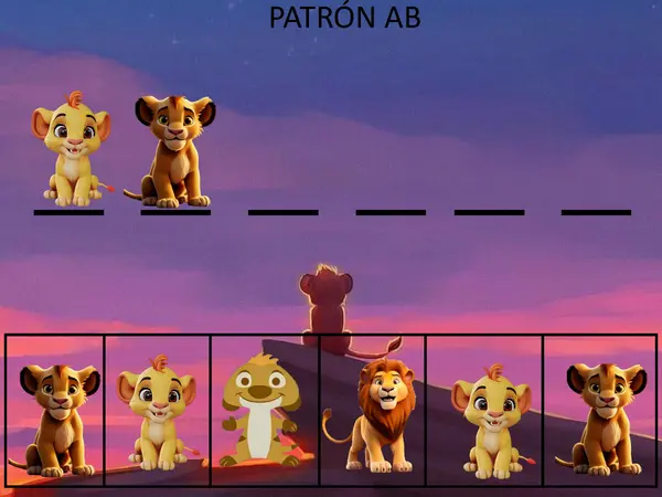 patrones del rey león