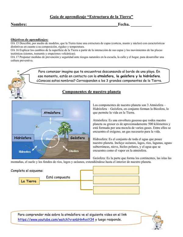 Guía Estructura de la Tierra