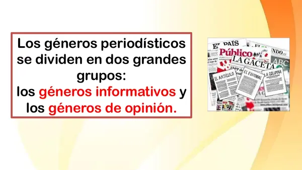 PPT - Géneros periodísticos