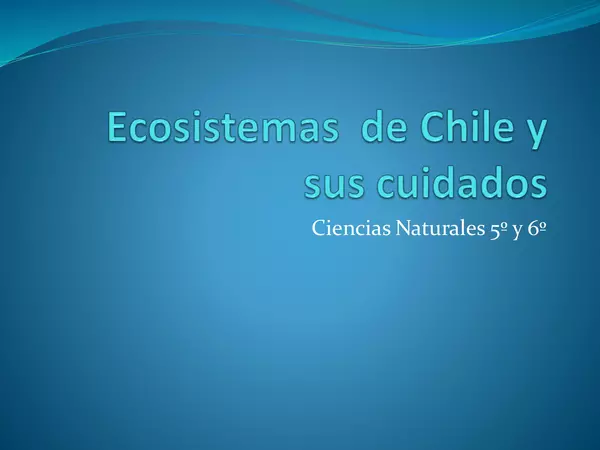 Ecosistema de Chile