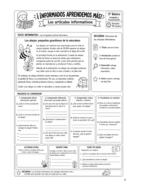 El texto informativo