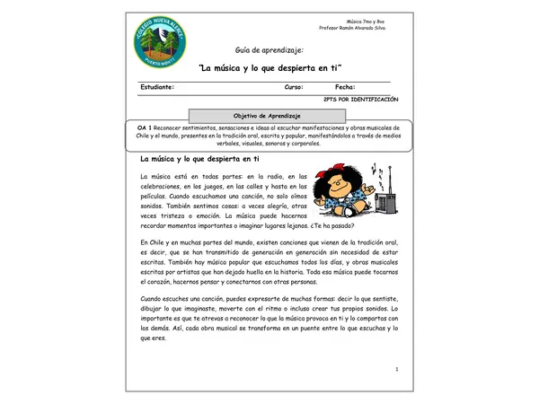 La Música y lo que despierta en ti