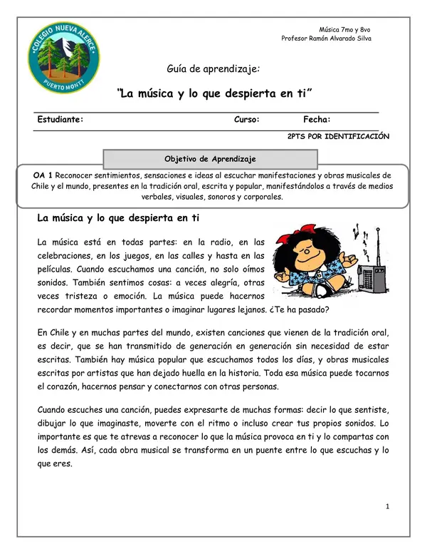 La Música y lo que despierta en ti