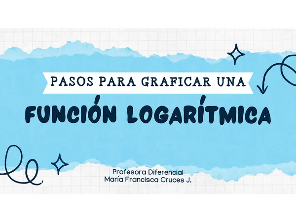 GRÁFICA DE UNA FUNCIÓN LOGARÍTMICA
