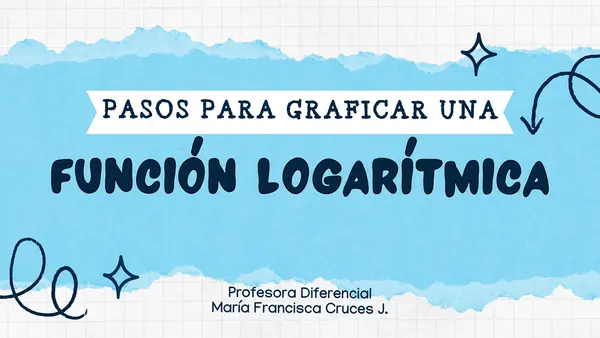 GRÁFICA DE UNA FUNCIÓN LOGARÍTMICA