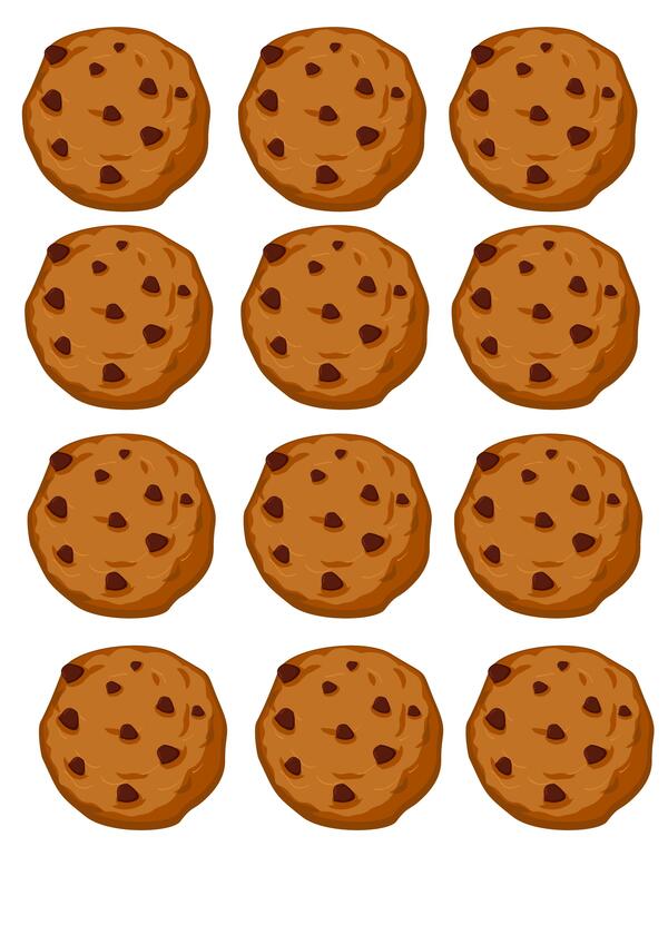 Monstruo de las Galletas (Las sílabas y letras)