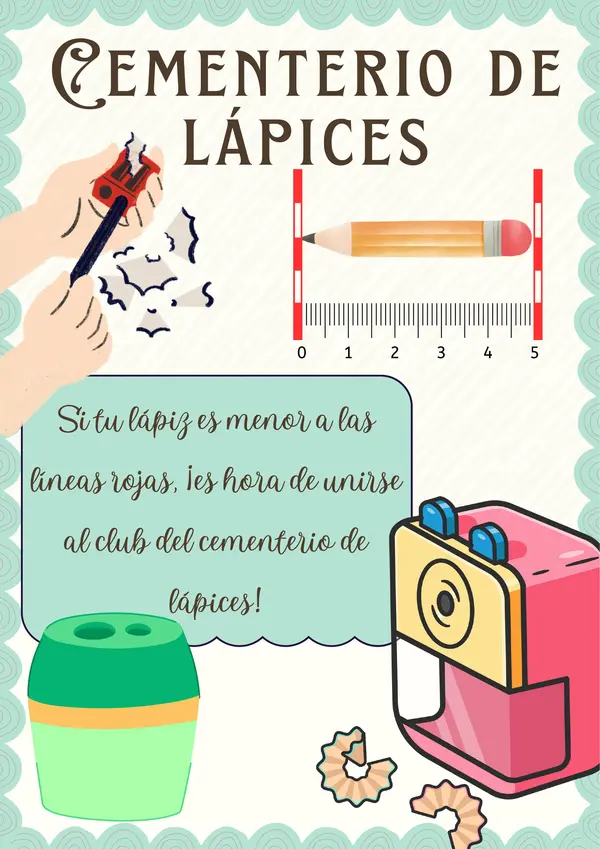 Cementerio de lápices 