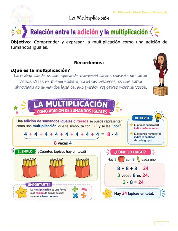Actualización: Cuadernillo matemática 3° básico