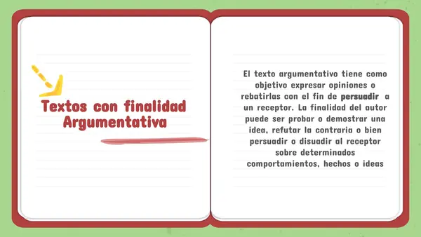 Textos Argumentativos (Elementos y Posturas 