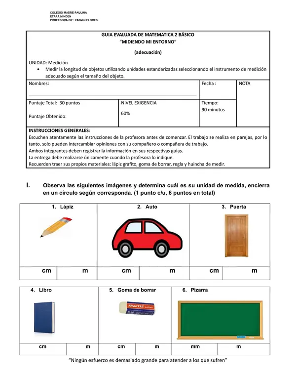 GUIA DE MEDICIÓN 
