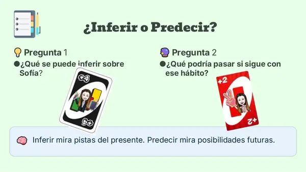6° Predecir o inferir... ¿Es lo mismo?