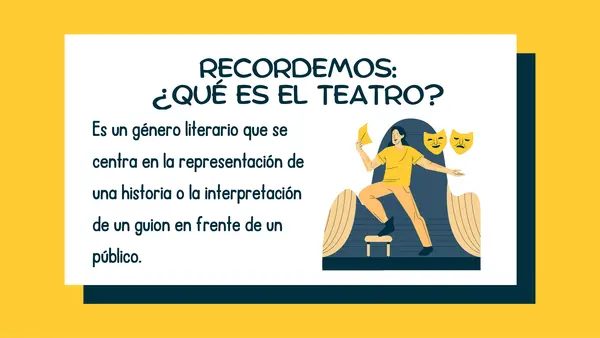 acción y conflicto dramático 1 medio.