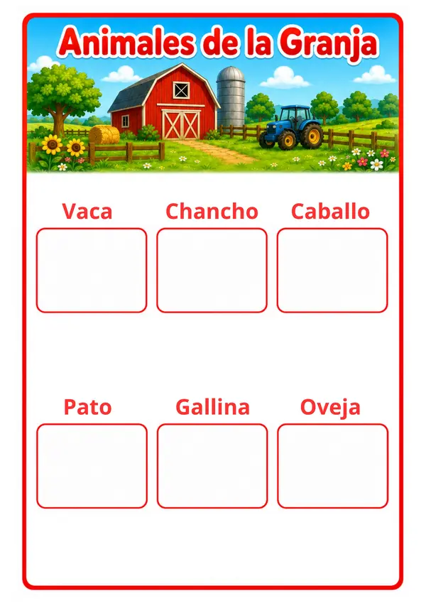 Mi libro de Asociación Visual - Hábitat de los Animales