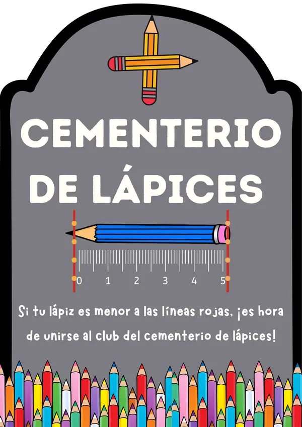 Cementerio de lápices 