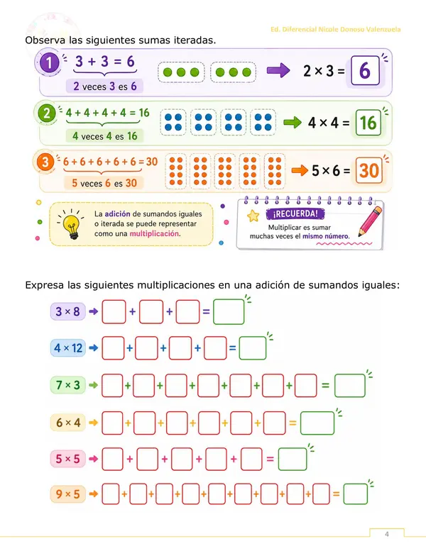 Actualización: Cuadernillo matemática 3° básico