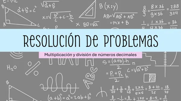 Resolución de problemas - 7mo / 8vo 