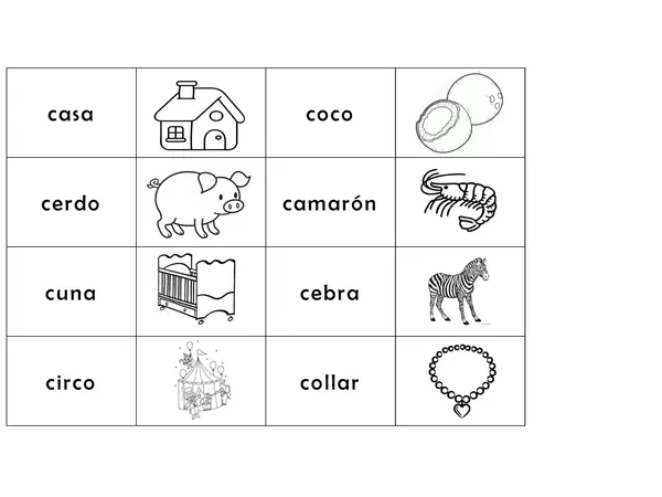 memorice ca co cu ce ci