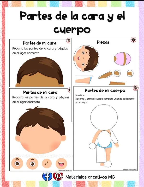 ARMABLE DE LA CARA Y EL CUERPO