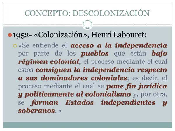 El Fin de los Imperios Coloniales