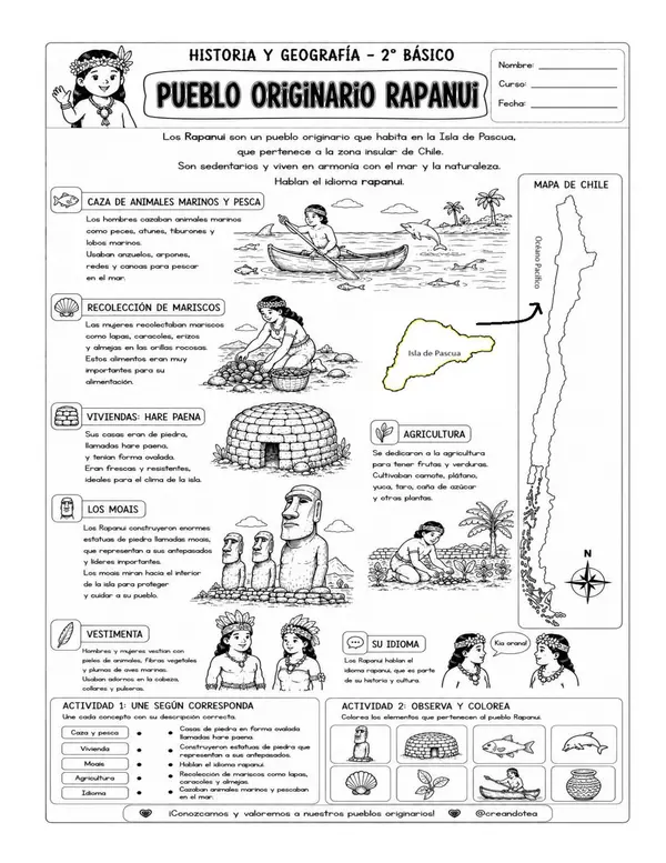 guia pueblo originario Rapanui