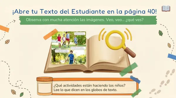 Clase 3 Lección 2 Unidad 1 "Nuestro cuerpo y la actividad" 2 Básico