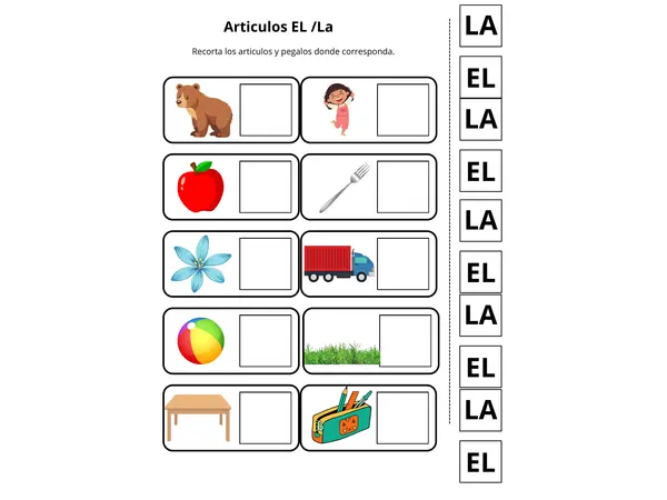 Artículos El/la