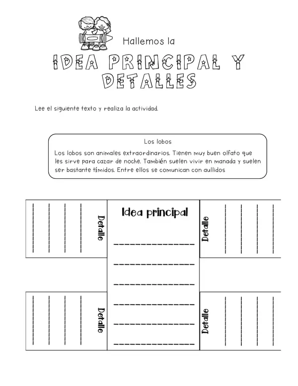 Idea principal y detalles | profe.social