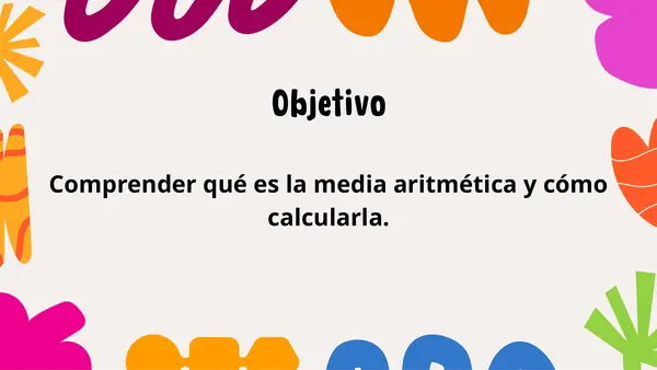 Medida de tendencia central: media aritmética (promedio)