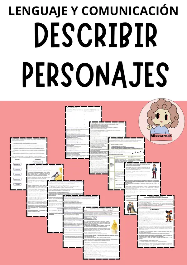 Describir personajes Lenguaje y Comunicación