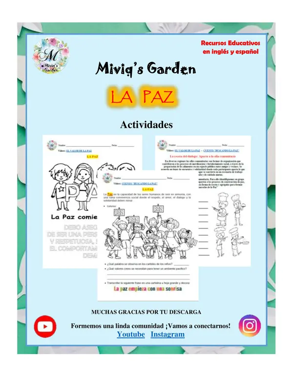 Valor de la Paz (Actividades)