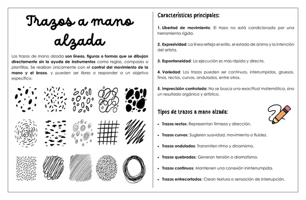 ARTES - Trazos a mano alzada