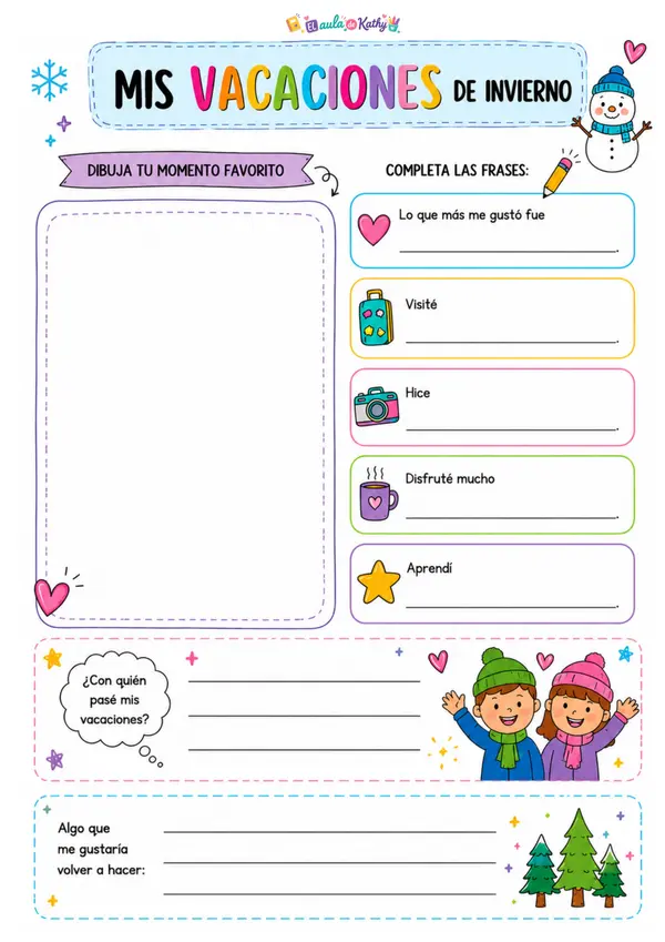 🌟 Kit de Actividades | Regreso a Clases – Segundo Semestre | 1° a 5° Básico