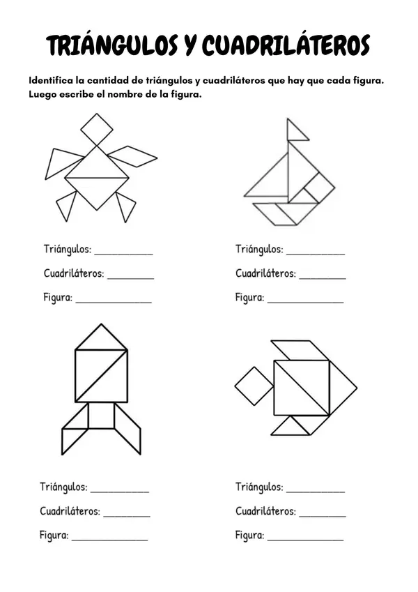 TRIÁNGULOS Y CUADRILÁTEROS 