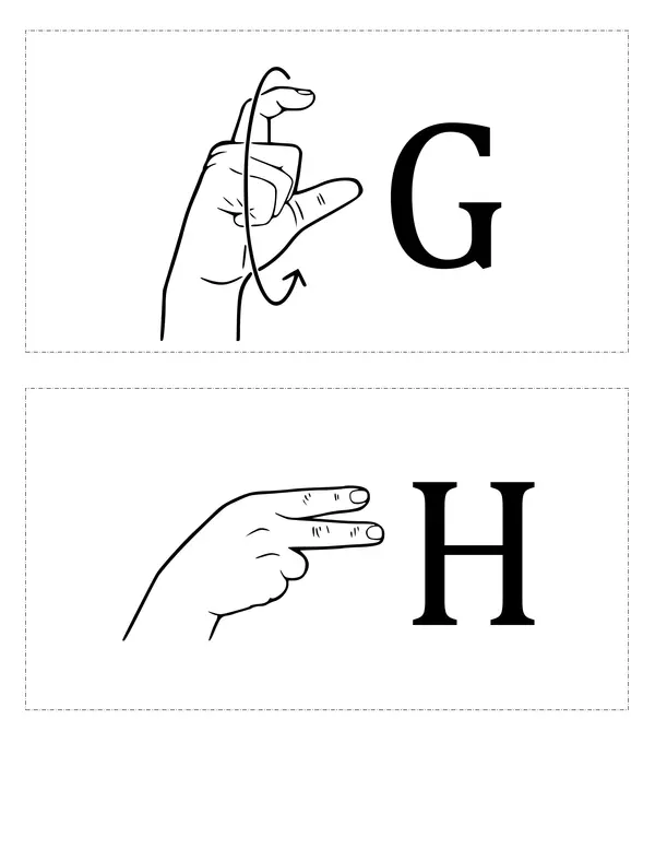 Dactilológico de lengua de señas Chilena