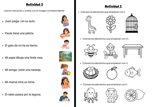 Refuerzo lecciones Método Matte (lección ojo a gato) 