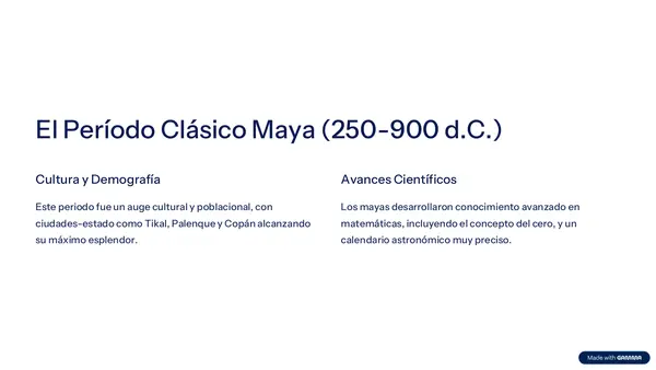 Los mayas