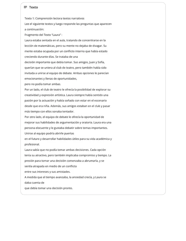 Ensayo exámenes libres 7° básico Lengua y Literatura