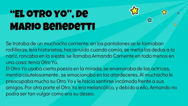 Comprensión lectora 7 "El otro yo"