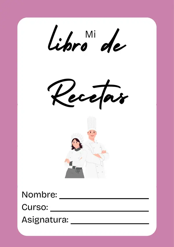 Mi libro de recetas