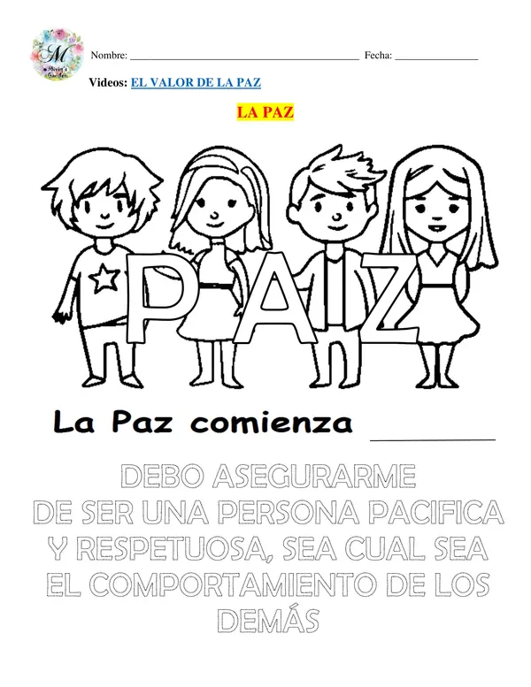 Valor de la Paz (Actividades)