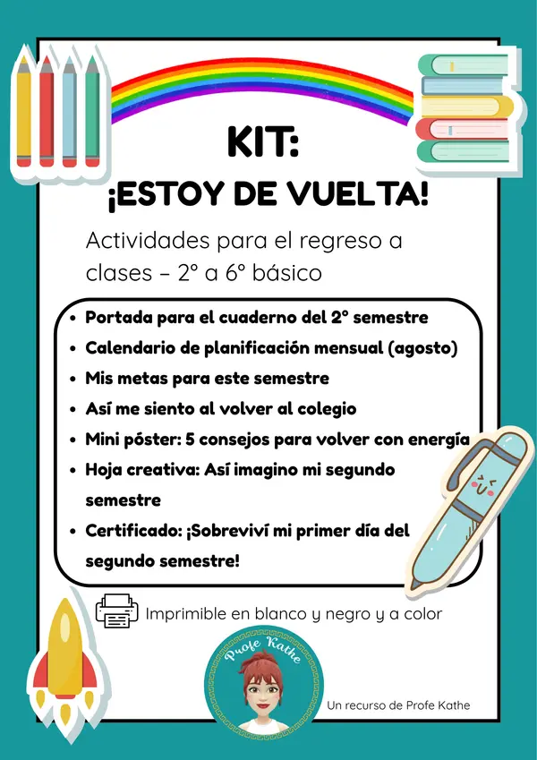 Kit: Vuelta a clases 2° semestre