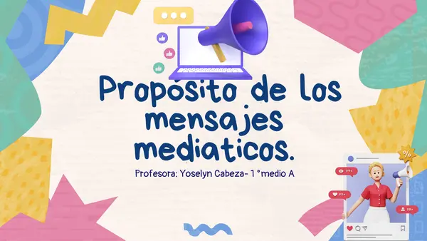 Propósito de los medios de comunicación mediáticos.