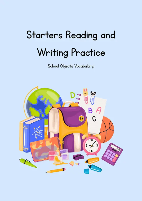 Starters Reading and Writing Practice