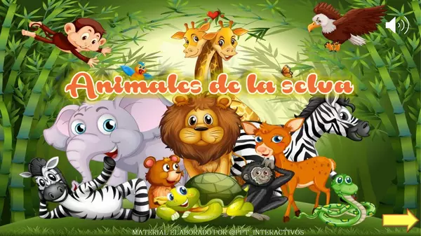 PPT: "ANIMALES DE LA SELVA"