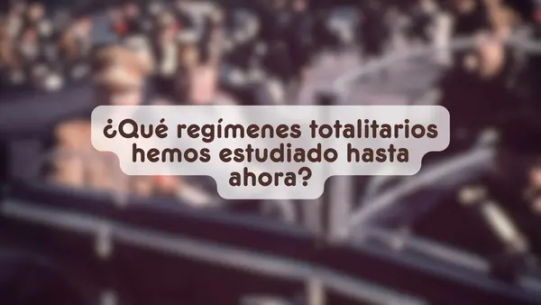 Características de los totalitarismos | Segundo medio